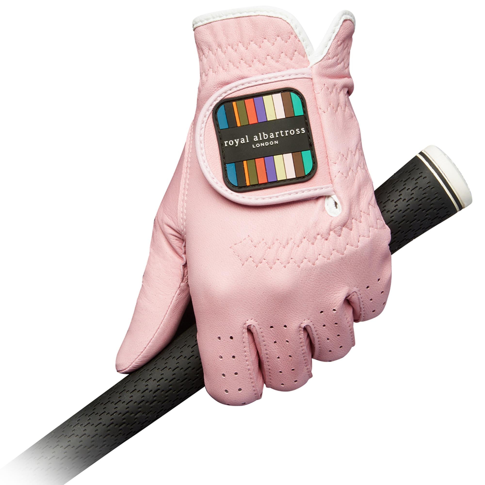 Royal Albartross Duchess V2 pink ladies golf glove gripping club – luxury golf glove designed for control and performance